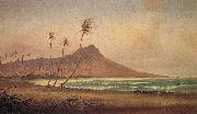 Gideon Jacques Denny Waikiki Beach oil painting on canvas